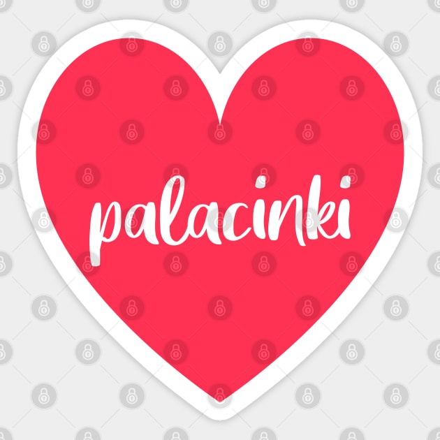 love palacinki Sticker by Slavstuff